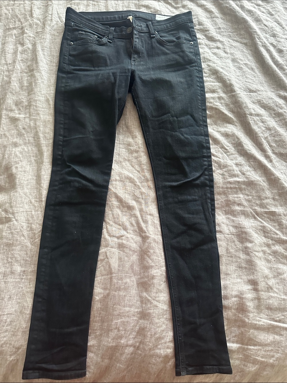 rag & bone Women's Skinny Jeans in Black